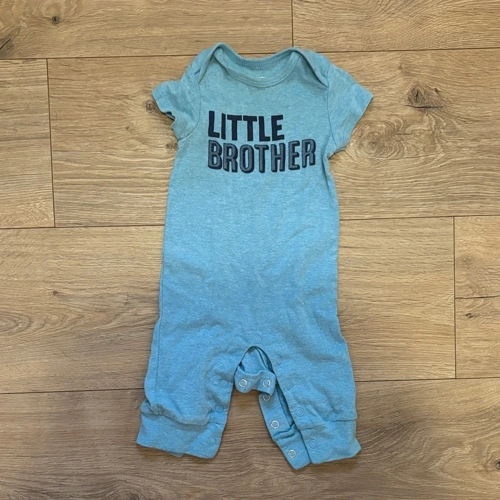 Carter's Light Blue Baby Romper
